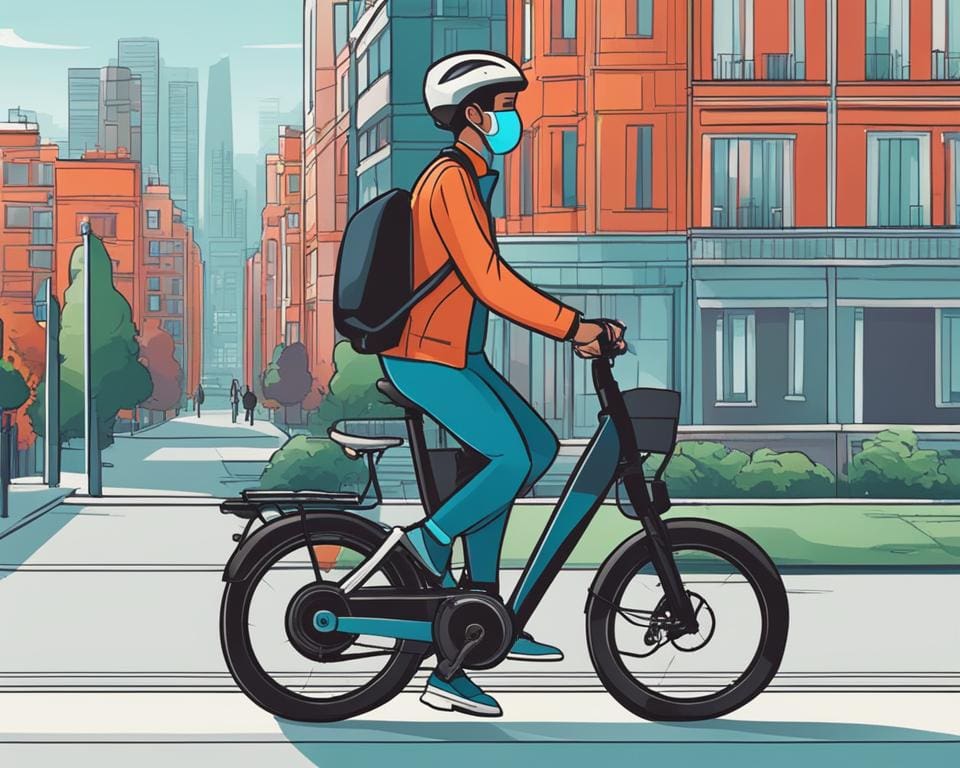 E-bike bijdrage aan vermindering van luchtvervuiling