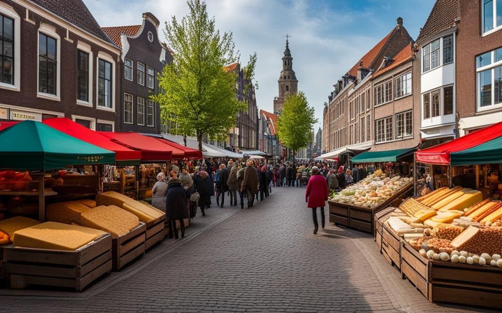 Kaasmarkt - Beroemd in steden als Alkmaar en Gouda.