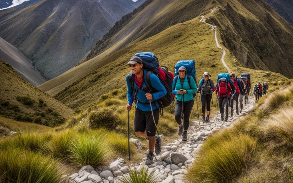 trekking in Peru