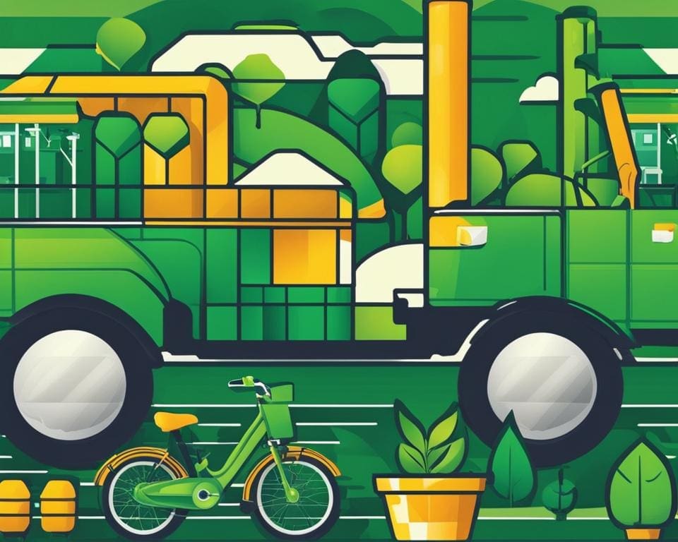 Groene initiatieven voor duurzame koeriersdiensten
