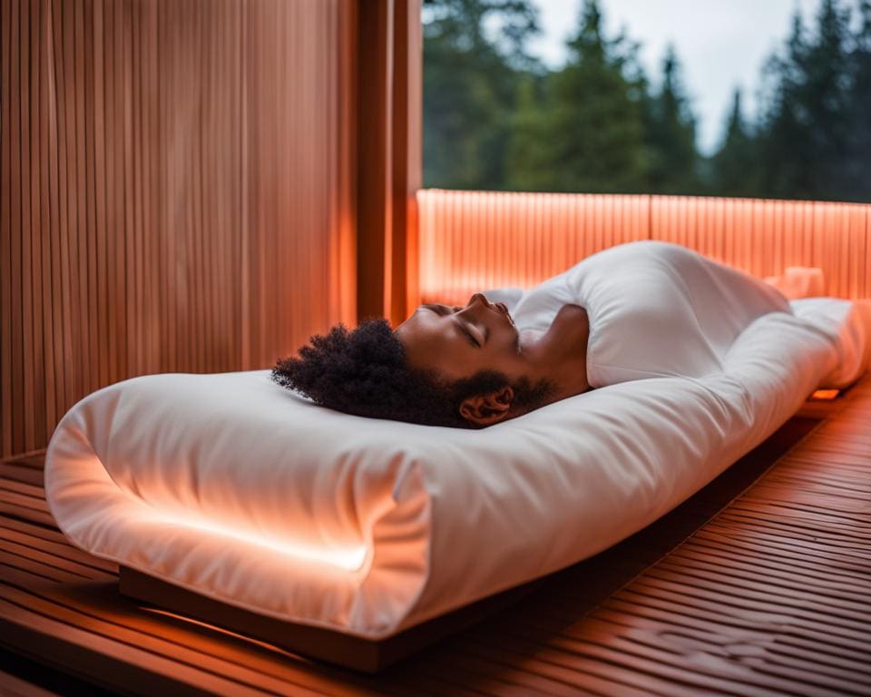 Infrarood sauna deken voor lichaamsontgifting