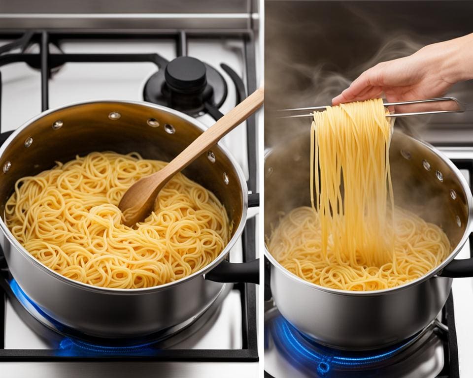 hoe lang kook je spaghetti