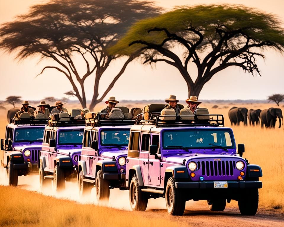 safaritocht in Afrika