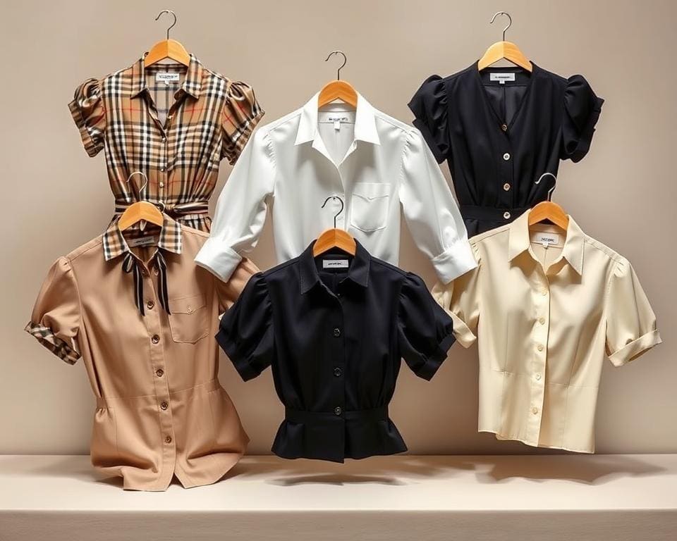 Burberry damesblouses in stijlvolle look