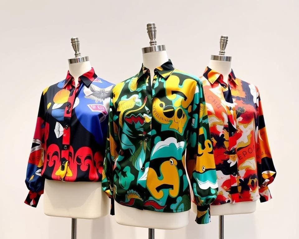 Fendi blouses: Gedurfde prints voor de modebewuste vrouw