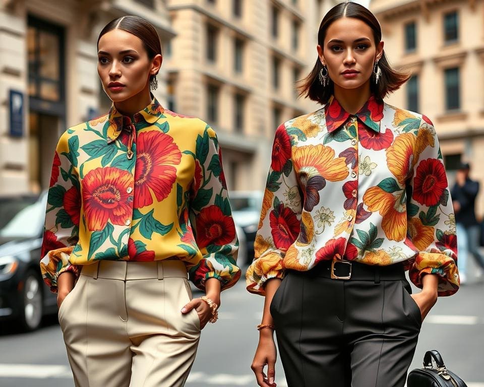 Fendi blouses met gedurfde prints