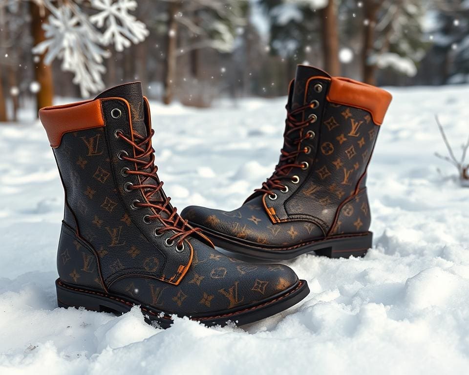 Louis Vuitton laarzen: Iconische ontwerpen voor winterse flair