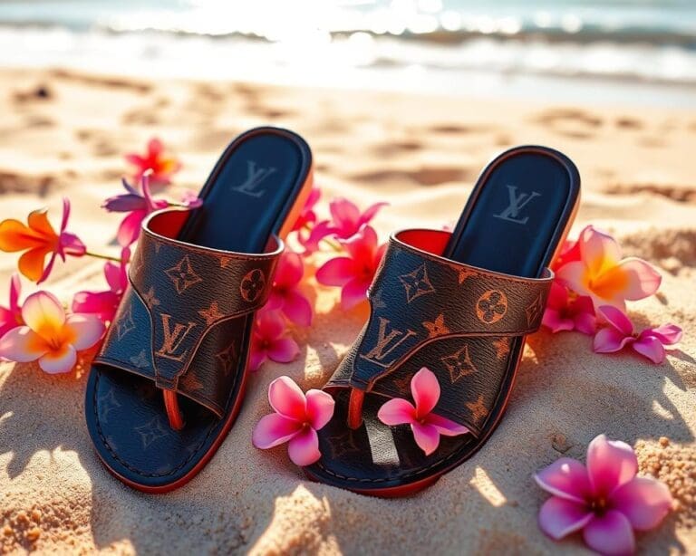 Louis Vuitton sandalen: Iconische stijl voor zomerse dagen