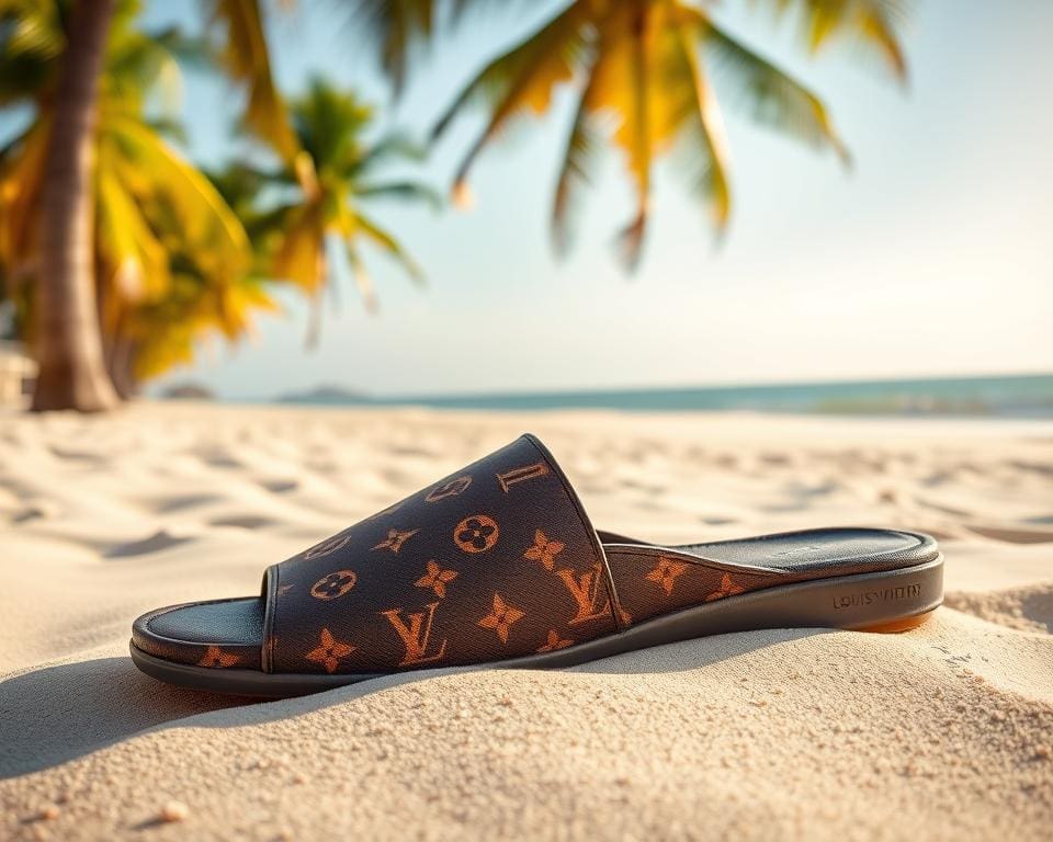 Louis Vuitton slippers: Luxe ontspanning voor warme dagen