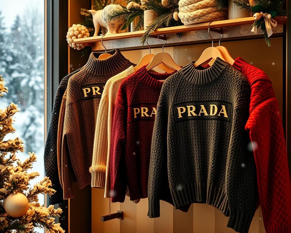 Prada truien: Warme luxe voor koude winterdagen