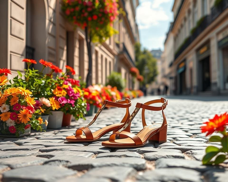 Saint Laurent sandalen: Parijse flair voor zomerse uitstapjes