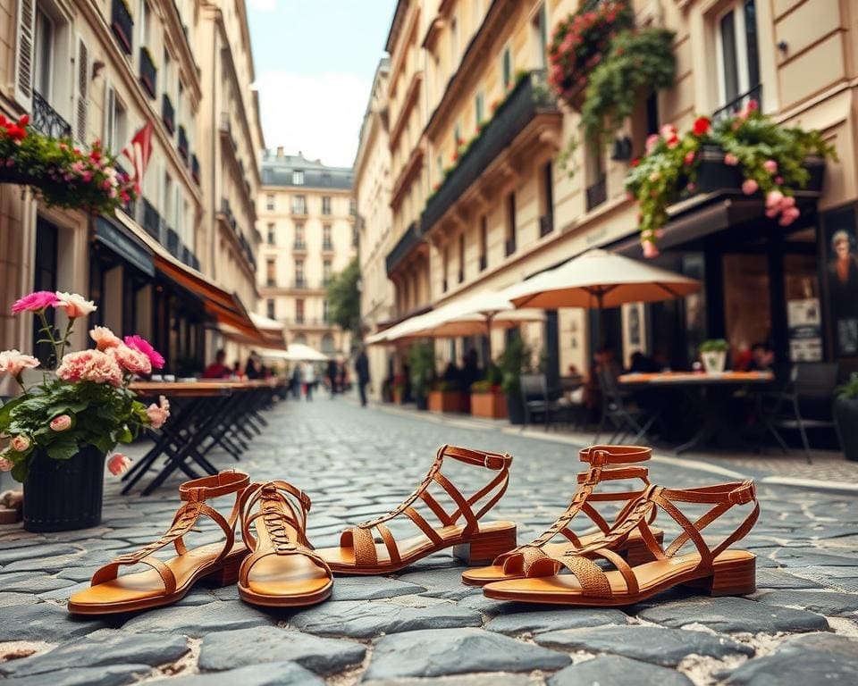 Saint Laurent sandalen met Parijse flair