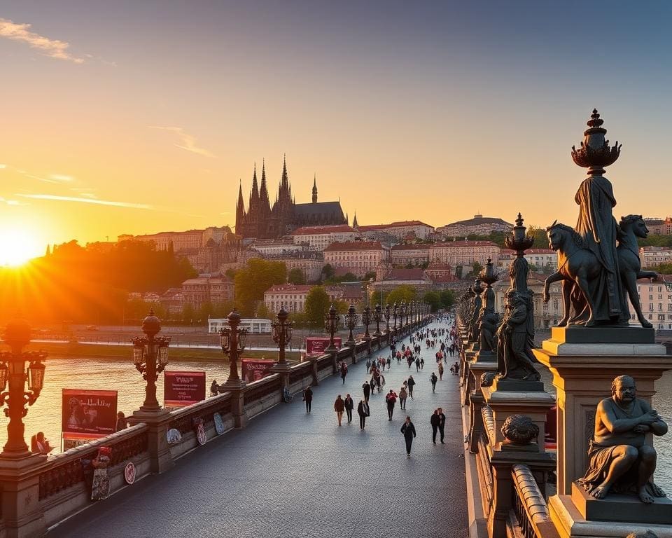 Karelsbrug en bezienswaardigheden in Praag