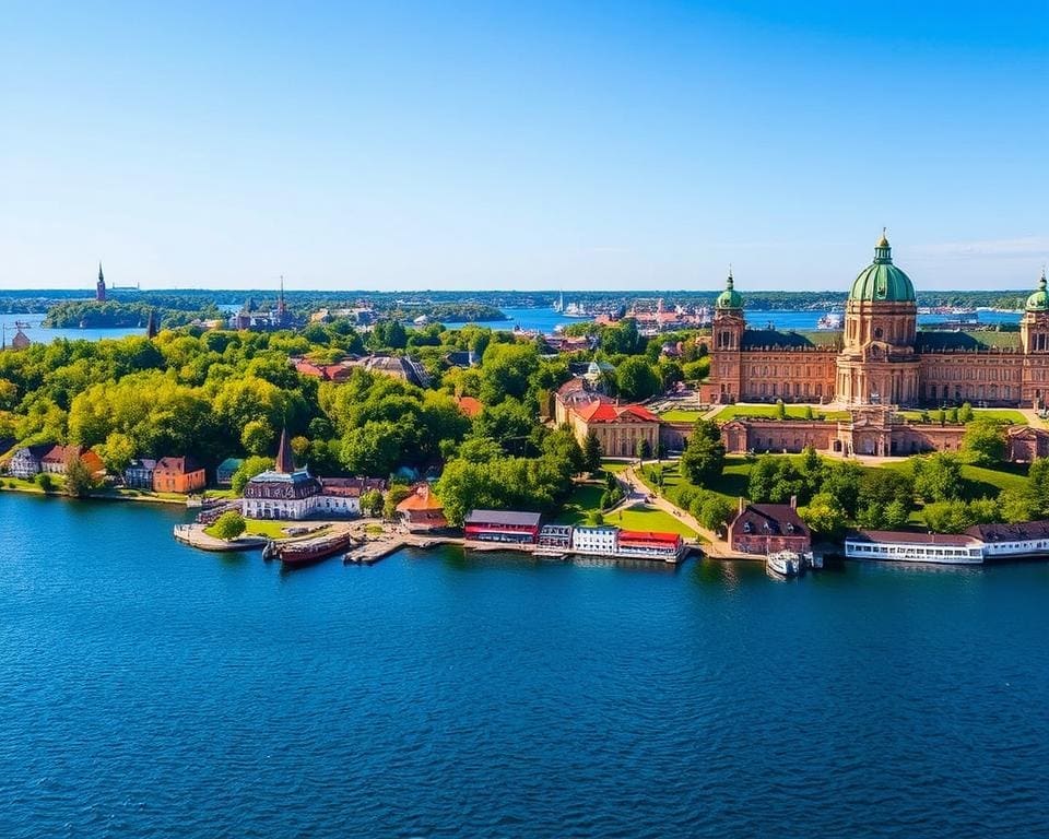 eilandhoppen en koninklijke paleizen in Stockholm