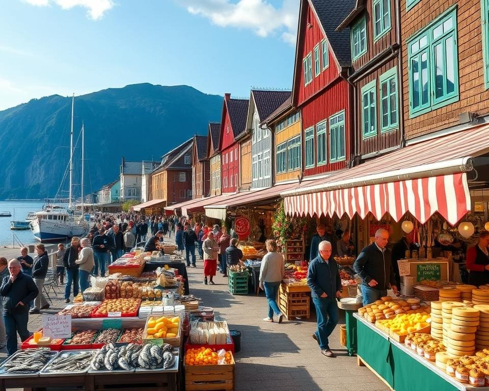 gastronomie en cultuur in Bergen