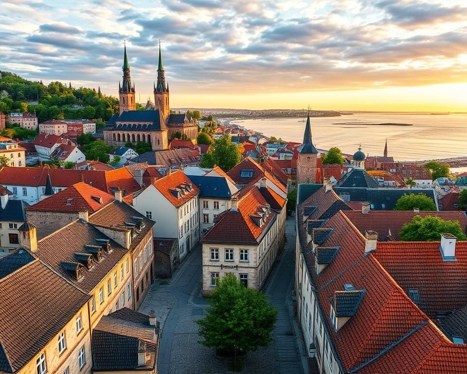 unieke sfeer oude stad Tallinn